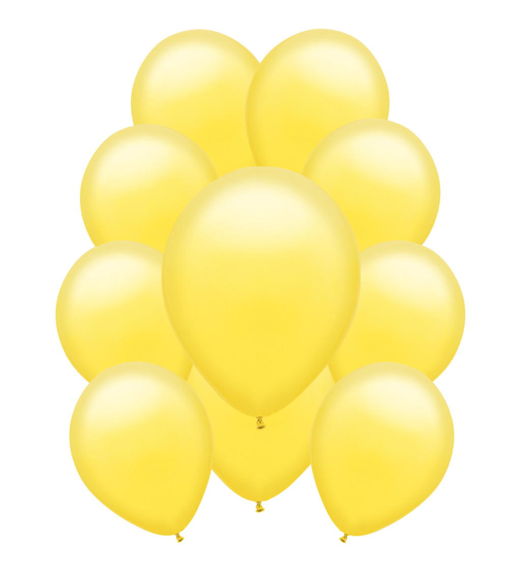 Latexové balónky pastelové žluté