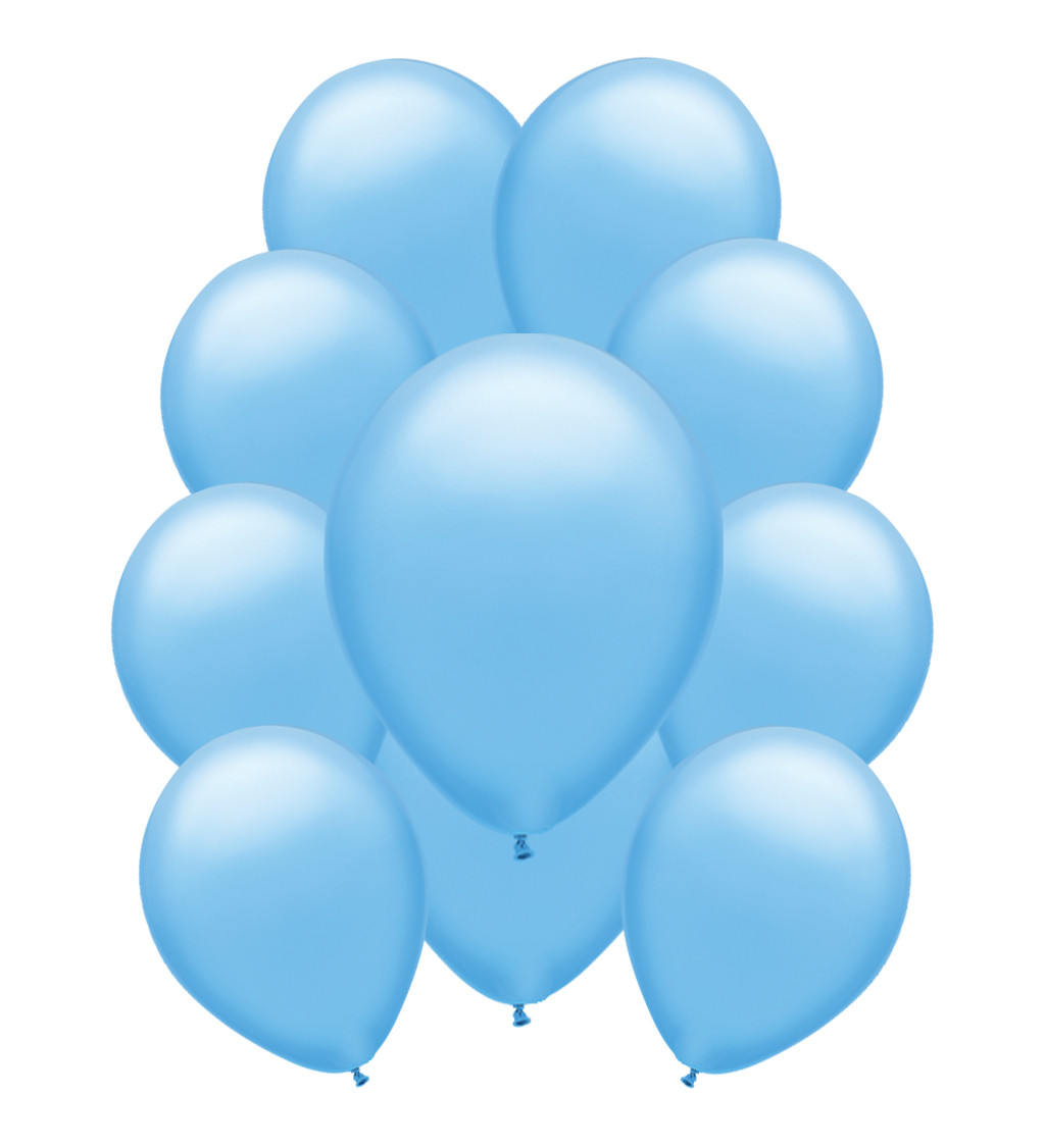 Latexové balónky pastelové světle modré