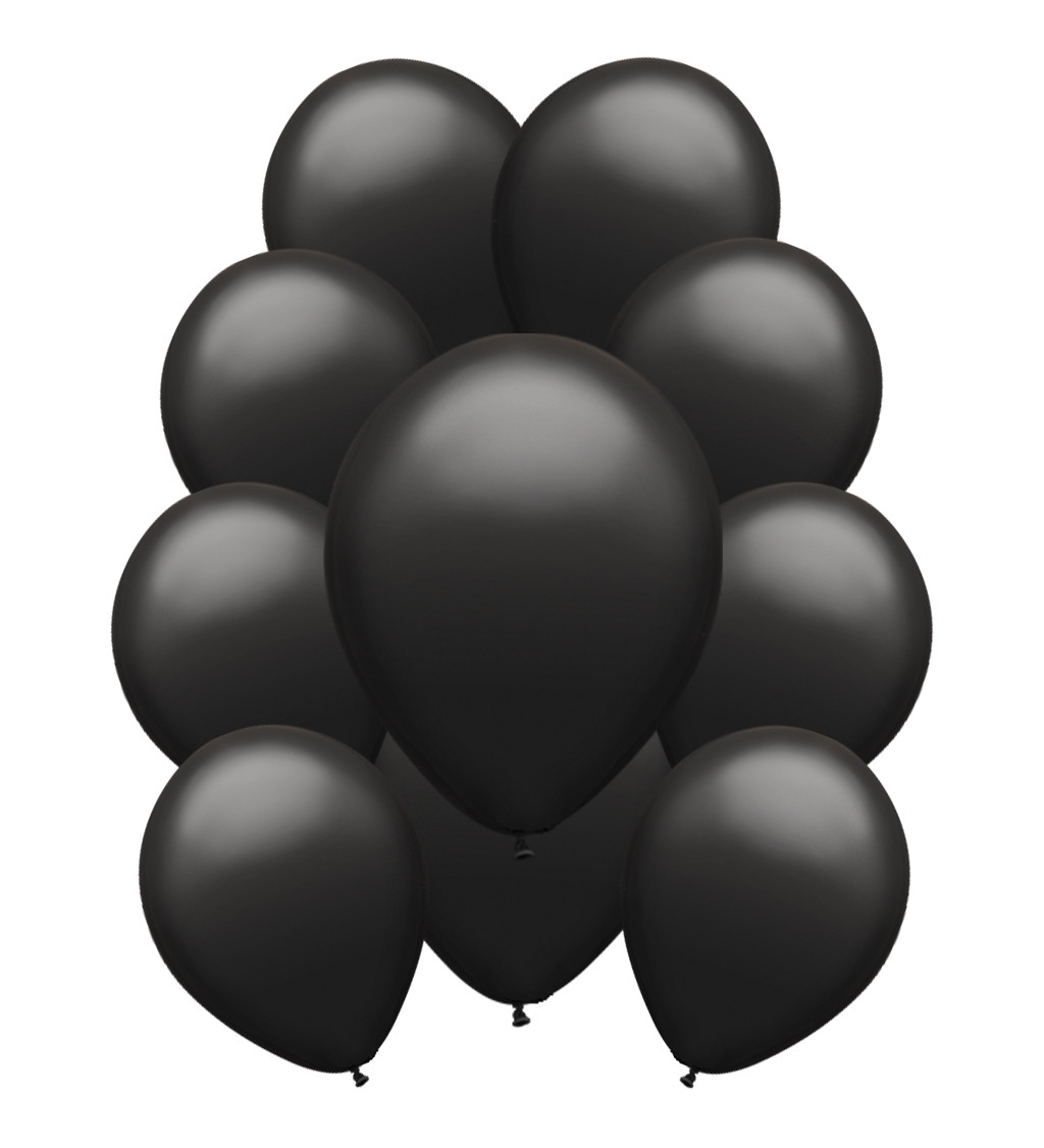 Latexové balónky pastelové černé