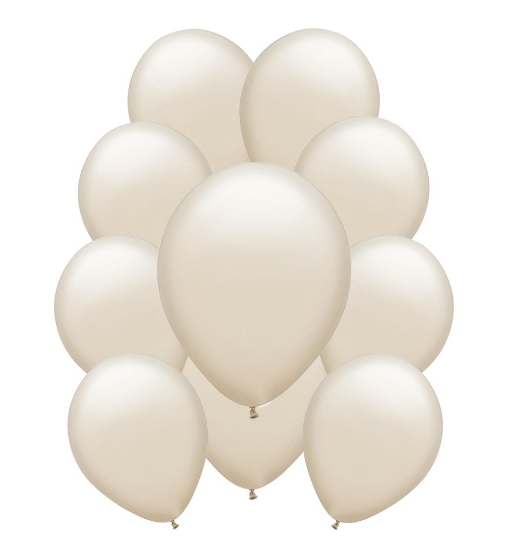 Latexové balónky metalické písečné