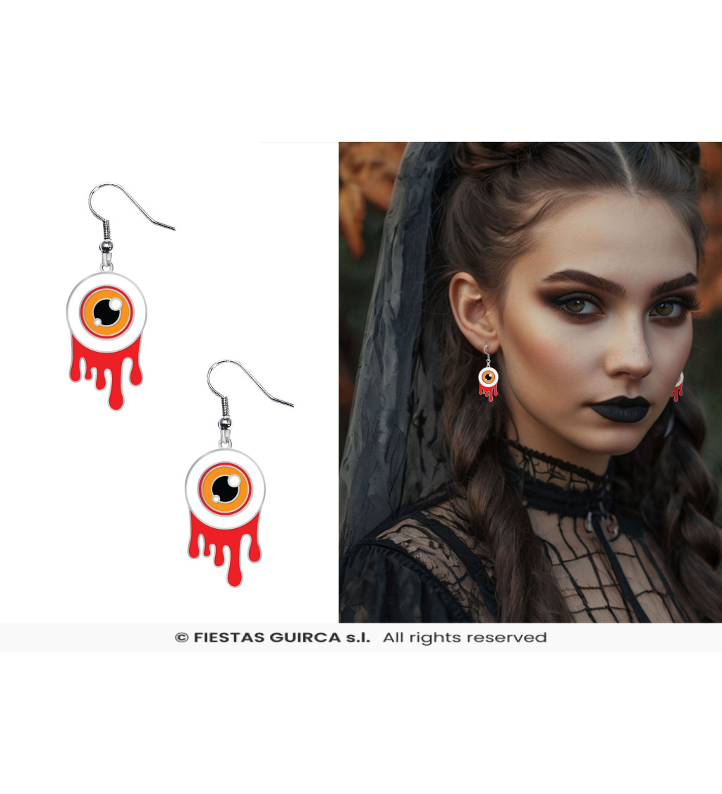 Naušnice krvavé oči