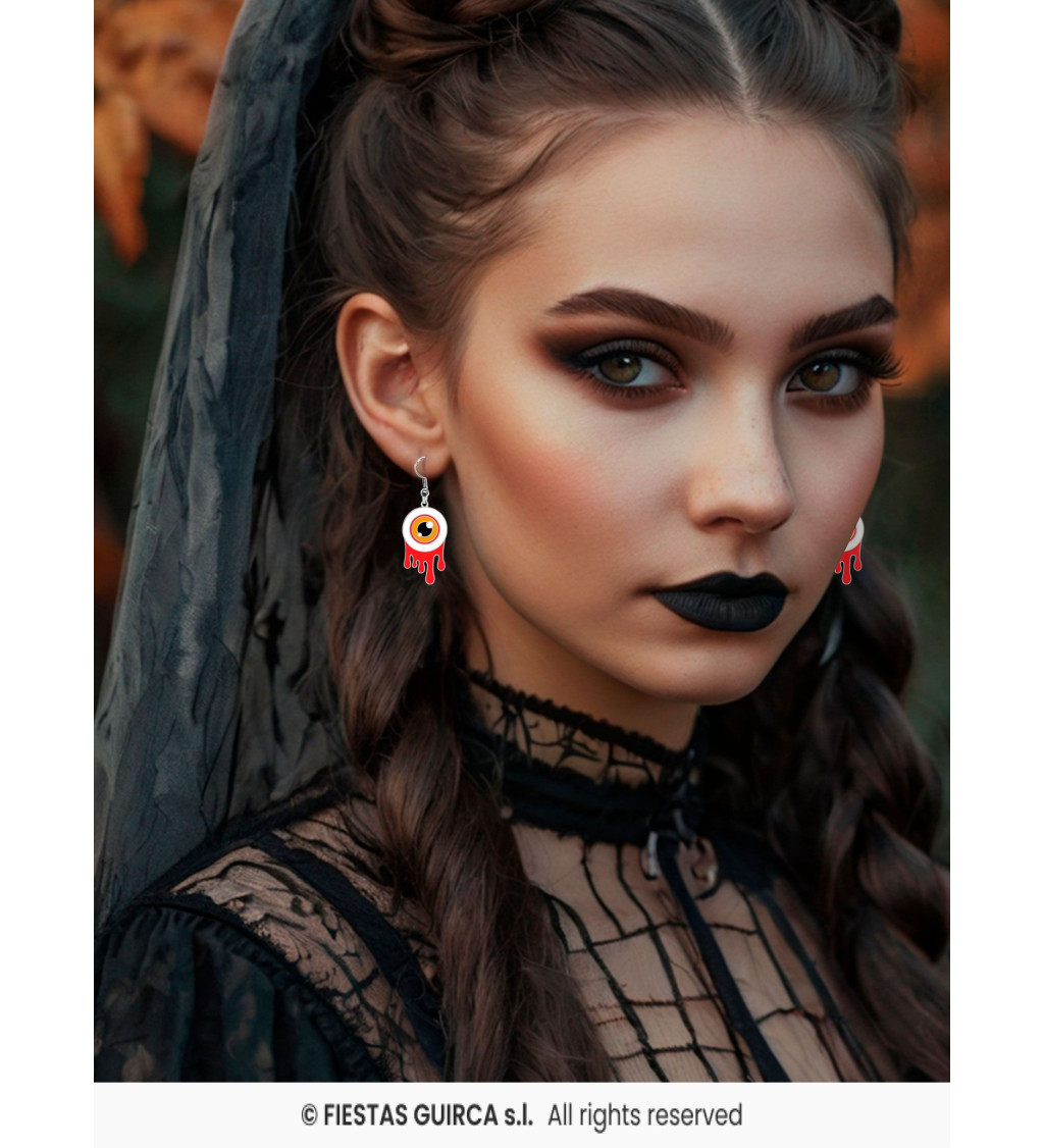 Naušnice krvavé oči