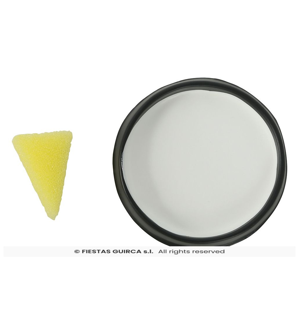 Make-up s houbičkou - bílý