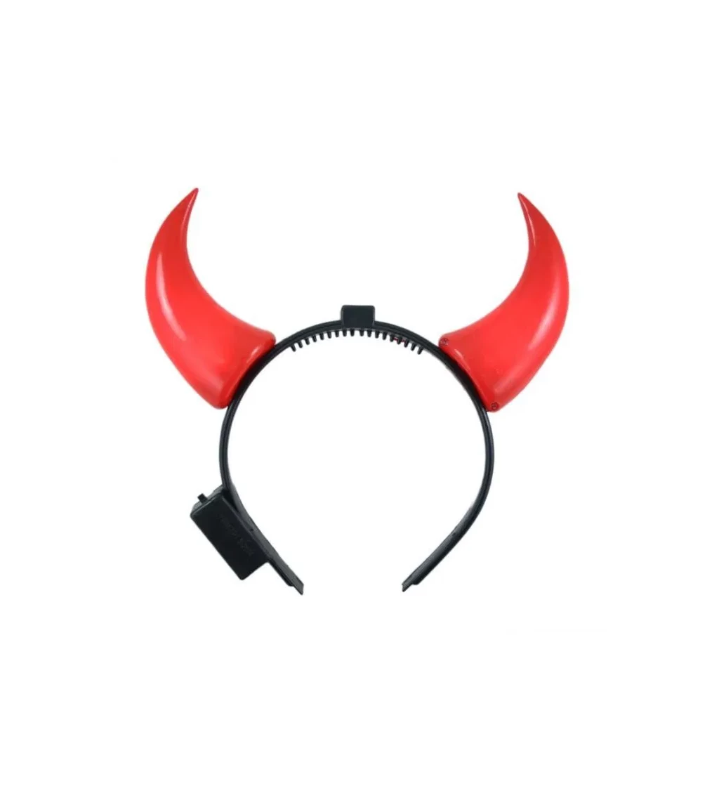 Červené svítící rohy