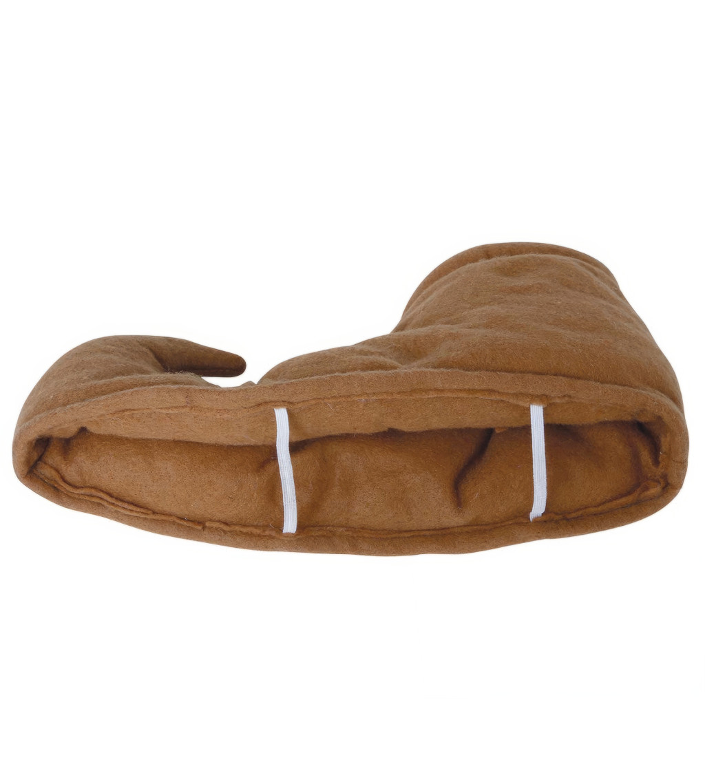 Hnědé elfí boty pro děti