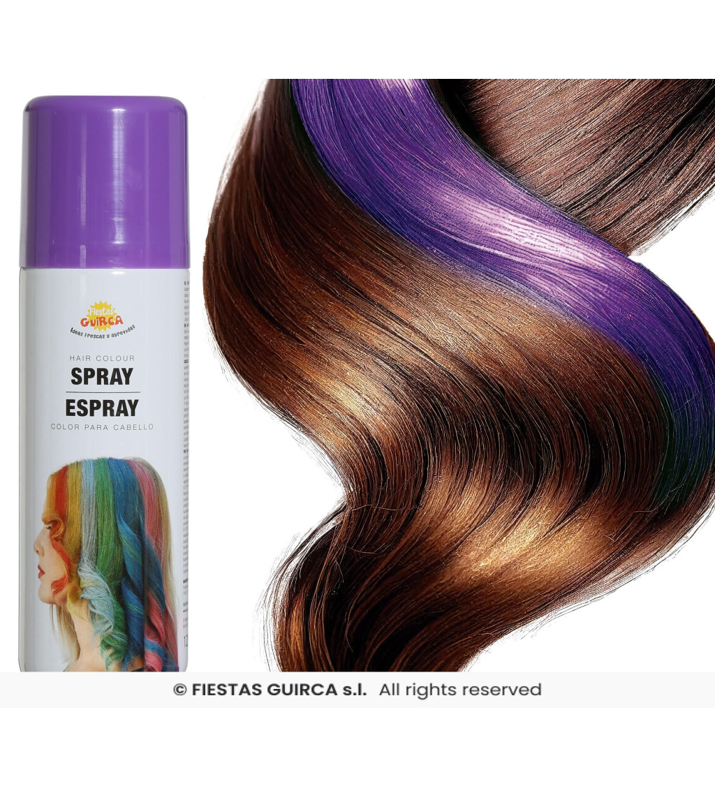 Sprej na vlasy - fialový