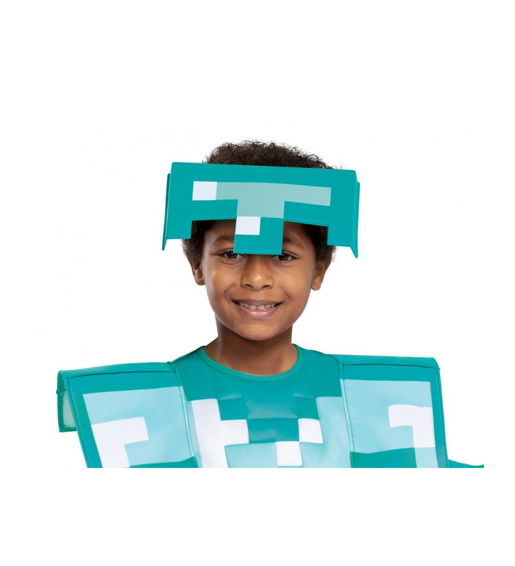 Kostým Minecraft – diamantová zbroj