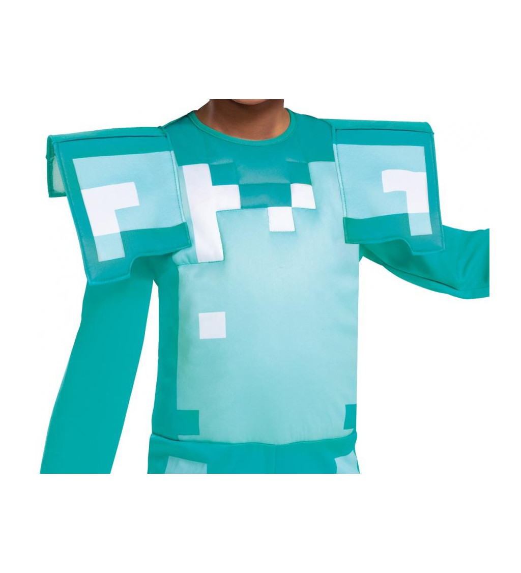 Kostým Minecraft – diamantová zbroj