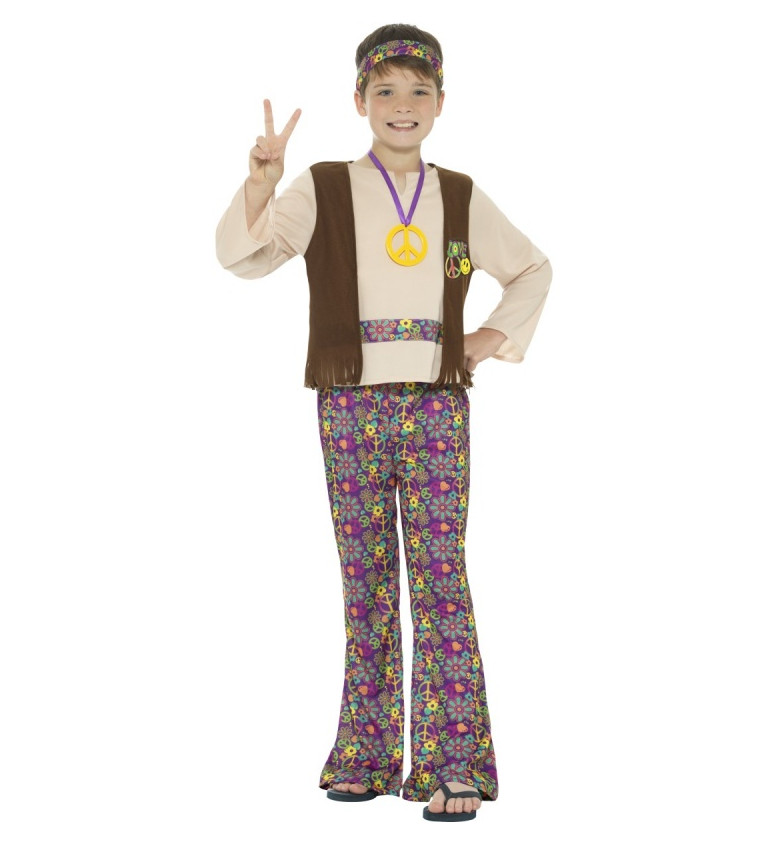 Hippie chlapec - Dětský kostým