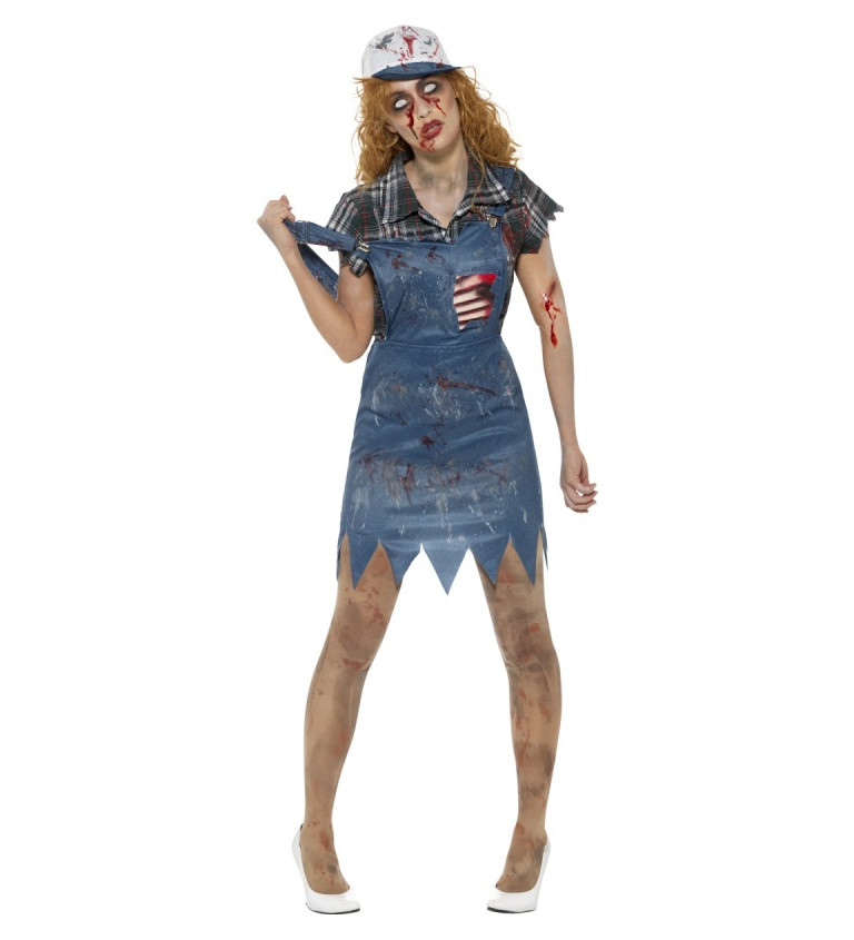 Dámský kostým Zombie dělnice