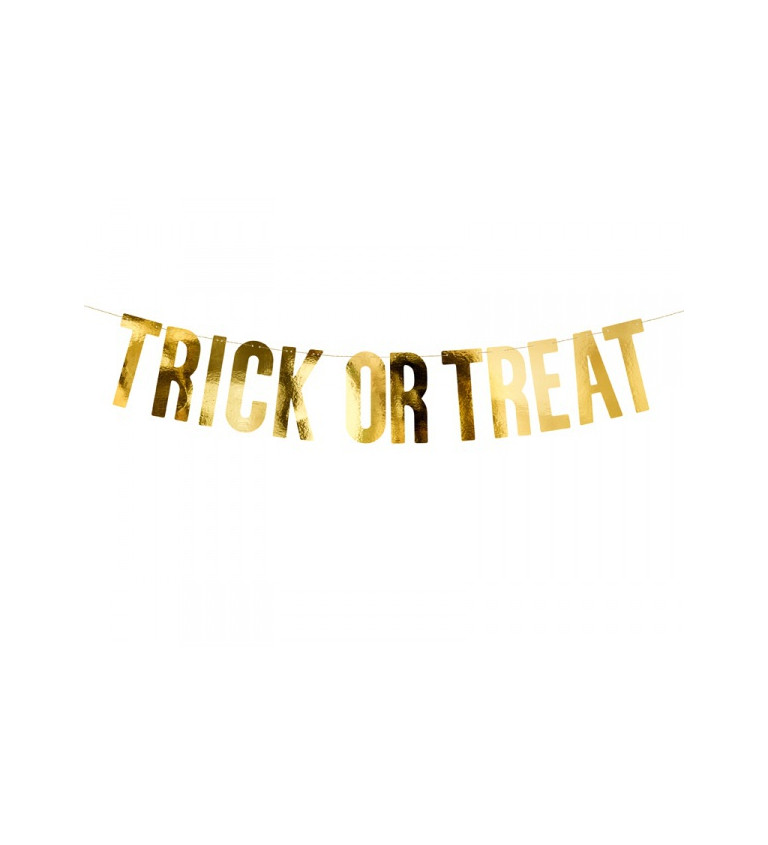 Banner na halloween - Trick or Treat