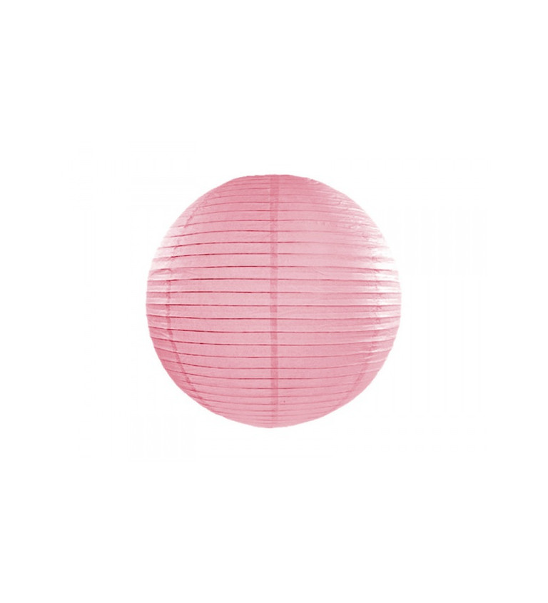 Papírový lampion II 45 cm - Růžový
