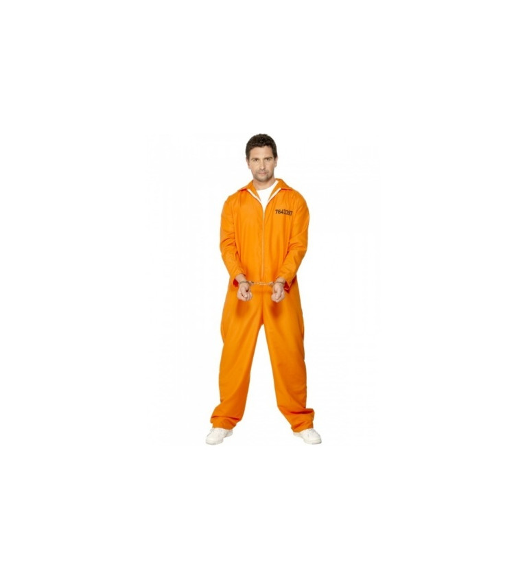 Kostým pro muže - Trestanec oranžový