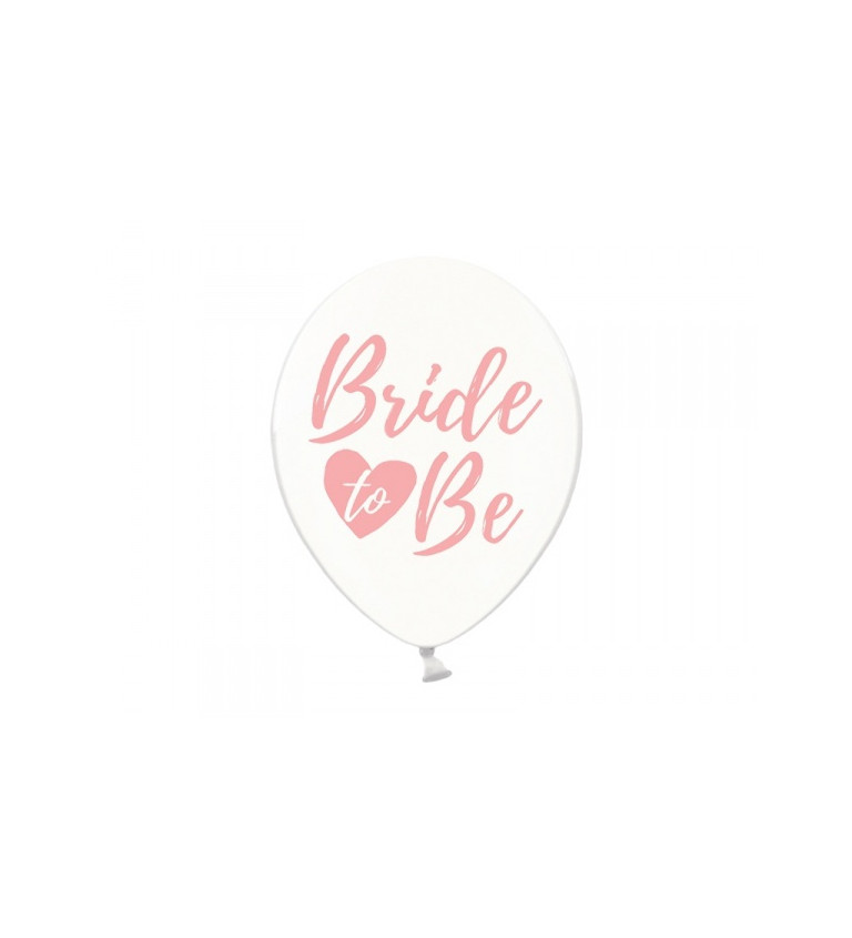 Balónky Bride to Be - průhledné