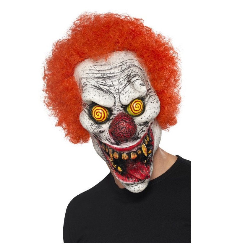 Maska strašidelného klauna - latexová