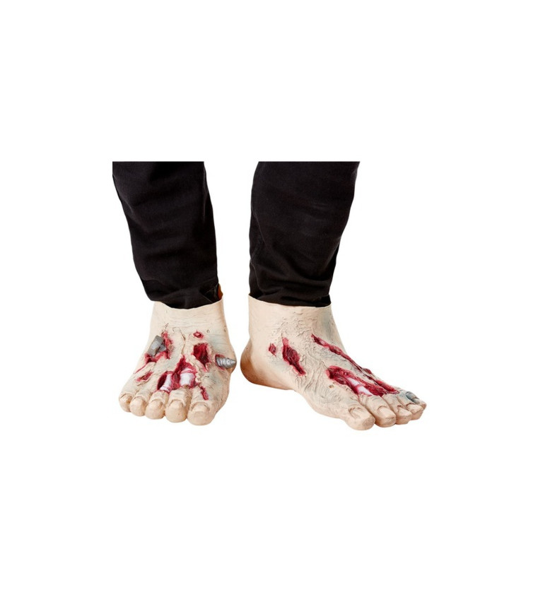 Latexové návleky na boty - tělové s krví