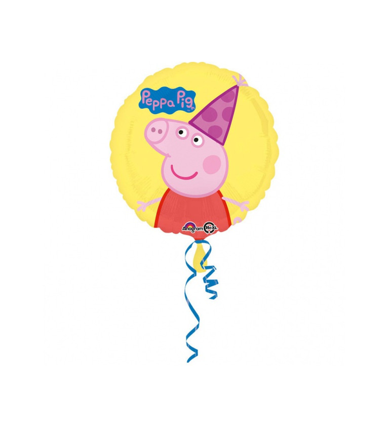 Fóliový balónek Pepa Pig - kulatý