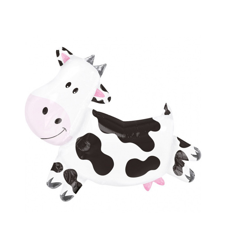 Nafukovací kráva - bílo-černá