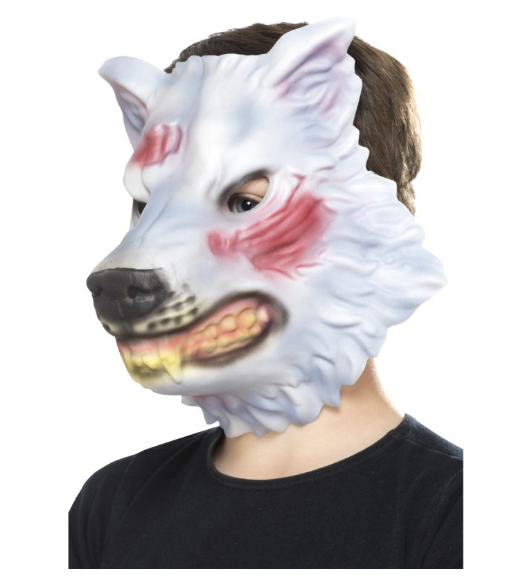 Plastová maska Vlk