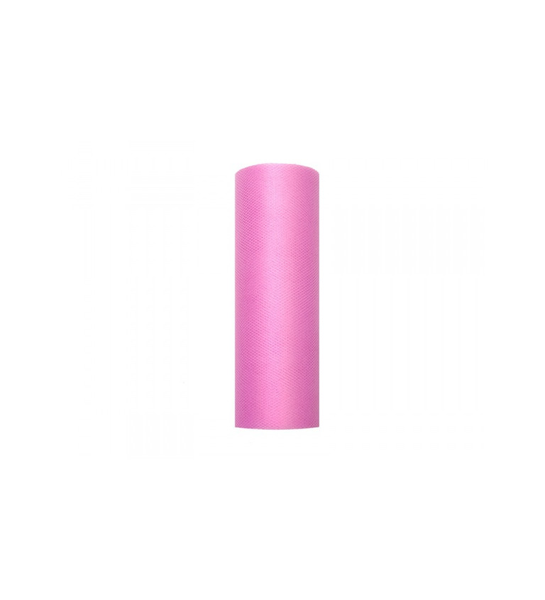 Růžový tyl - role (0,3 m)