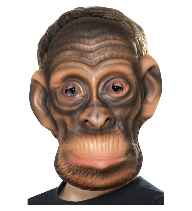 Gumová maska šimpanz II