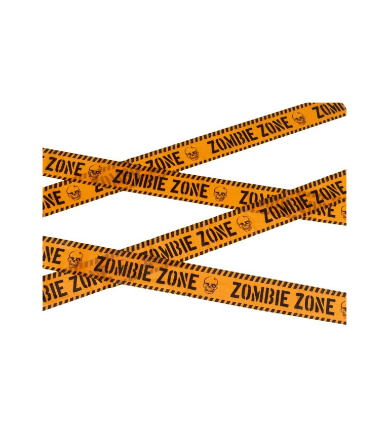 Dekorace - Páska Zombie zone