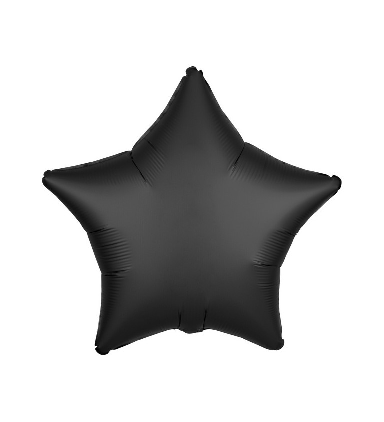 Fóliový balónek - Hvězda Černá