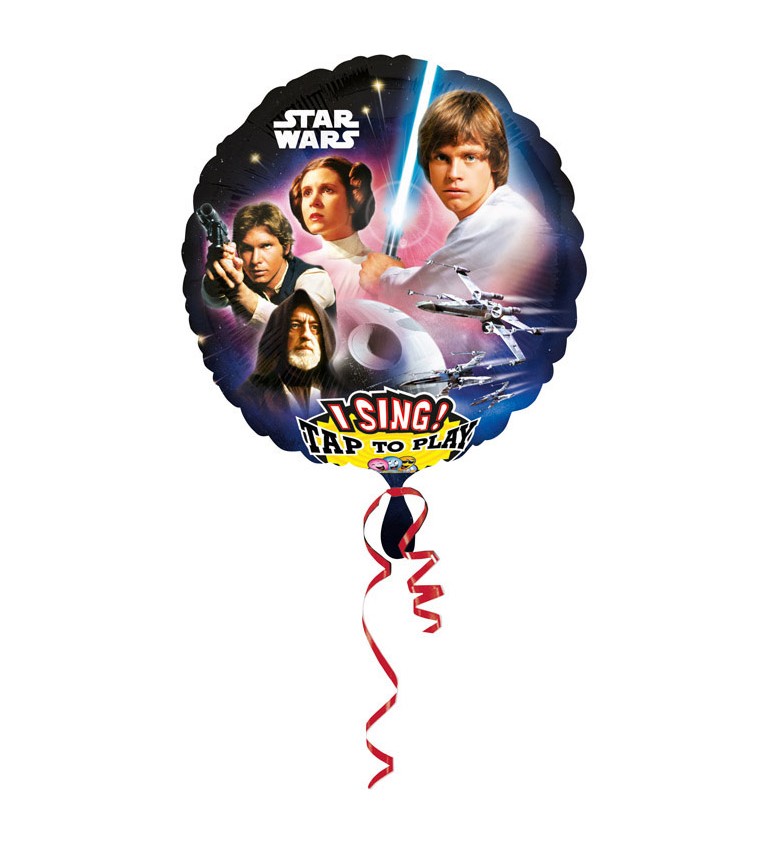 Foliový balonek Star Wars - zpívající
