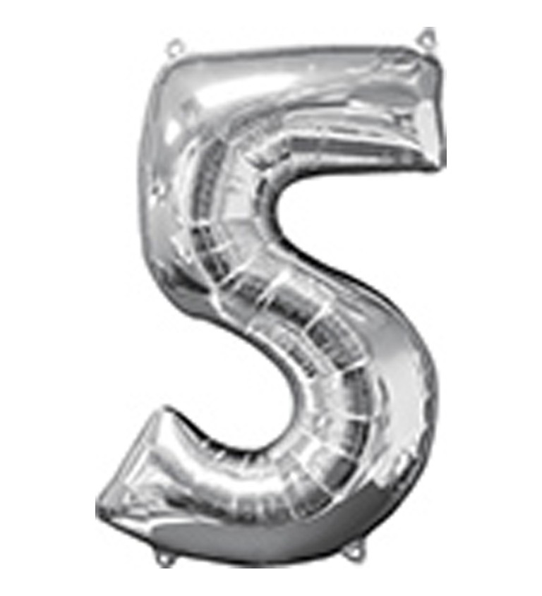 Stříbrný balonek - 5