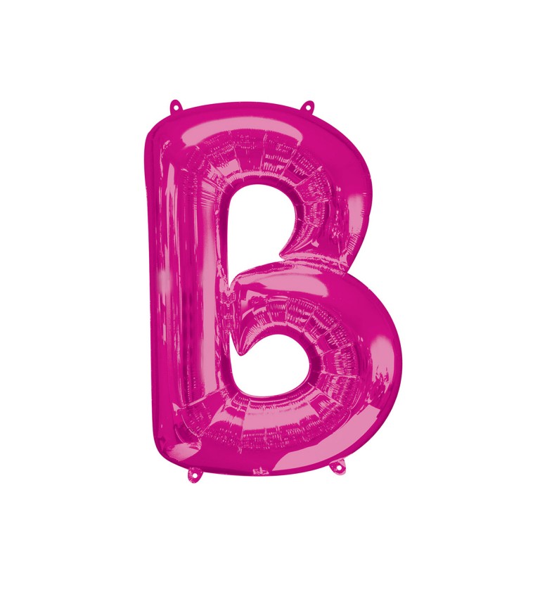 Fóliový balónek - B Růžový