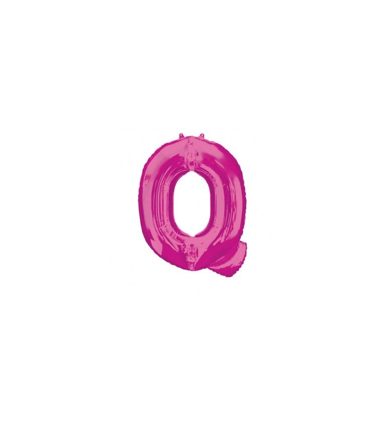 Fóliový balónek - Q Růžový