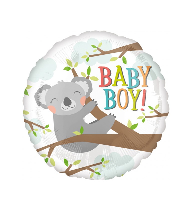 Balónek s koalou - Baby boy