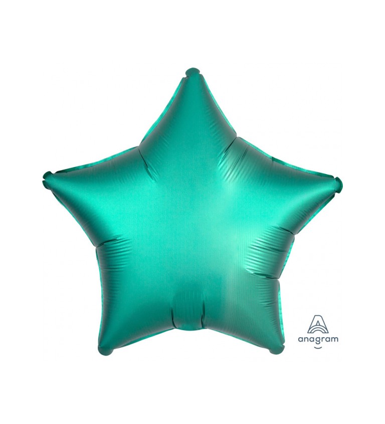 Fóliový balónek - Hvězda Smaragdová