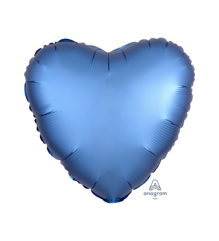 Fóliový balónek - Srdce Modré