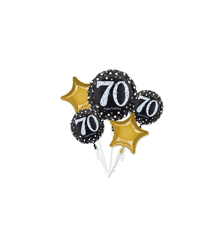 Sada fóliových balónků 70. narozeniny