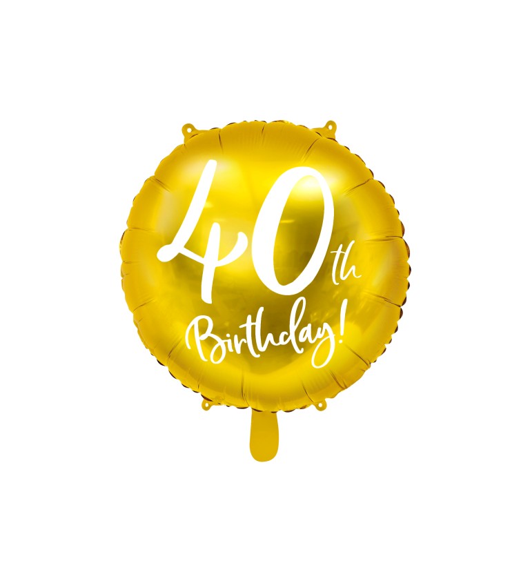 Zlatý balónek - 40. narozeniny