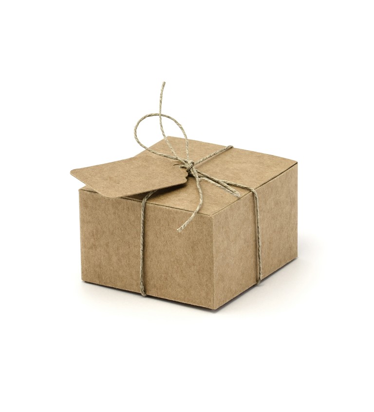 Dárková krabička - přírodní IV