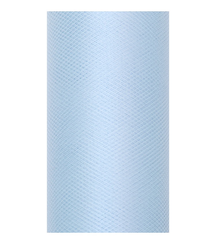 Světle modrý tyl - role (0,15 m)