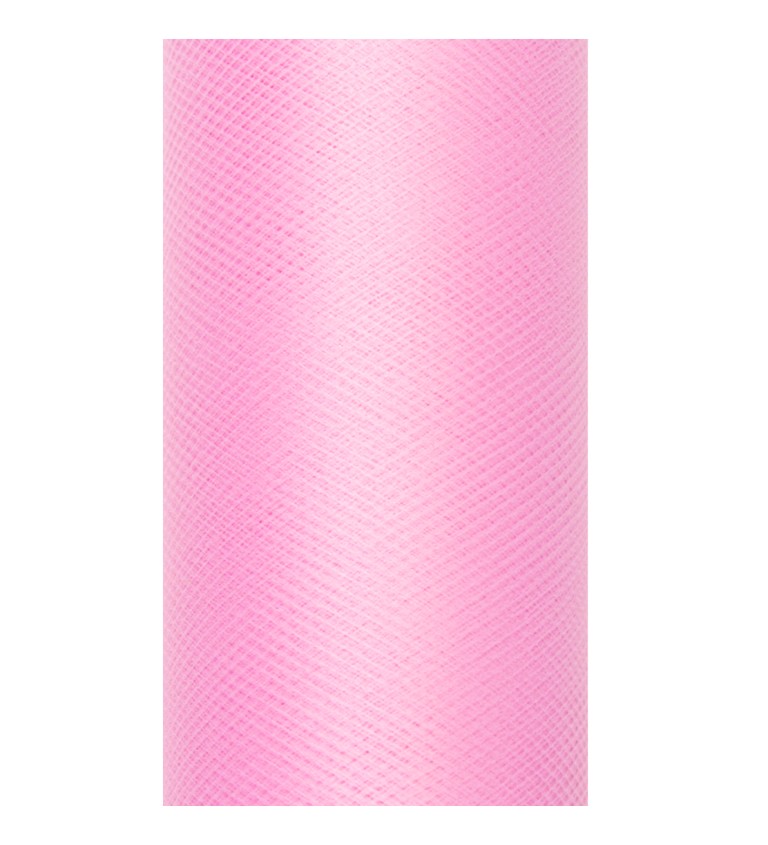 Světle růžový tyl - role (0,15 m)