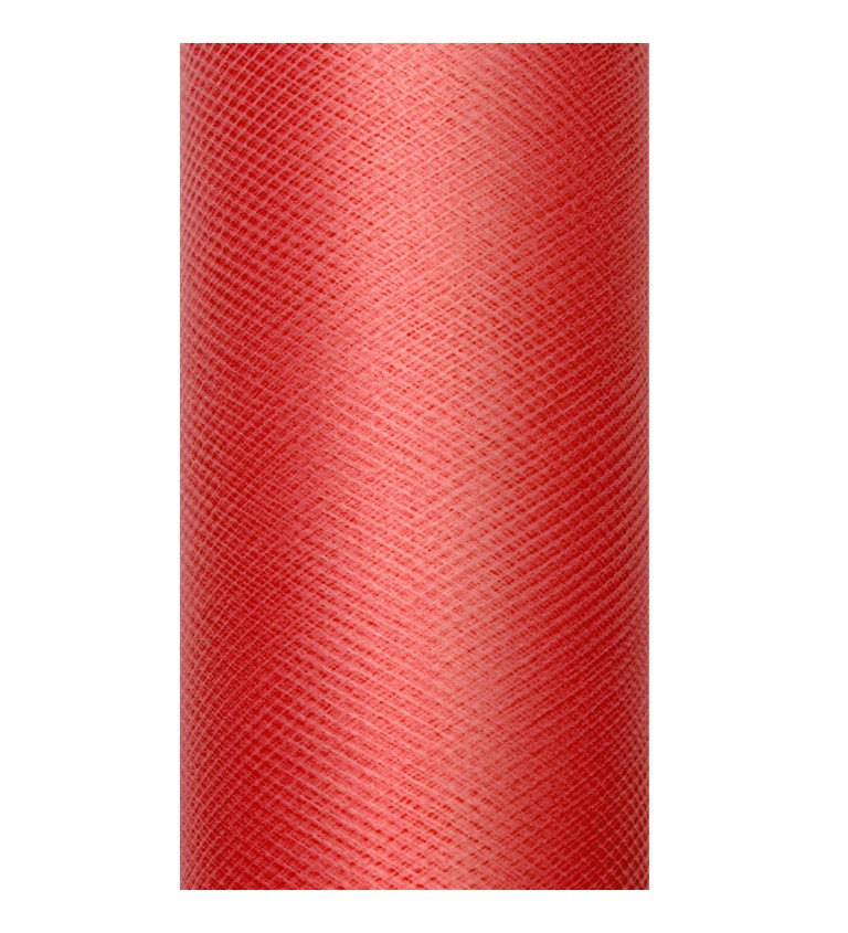 Červený tyl - role (0,3 m)