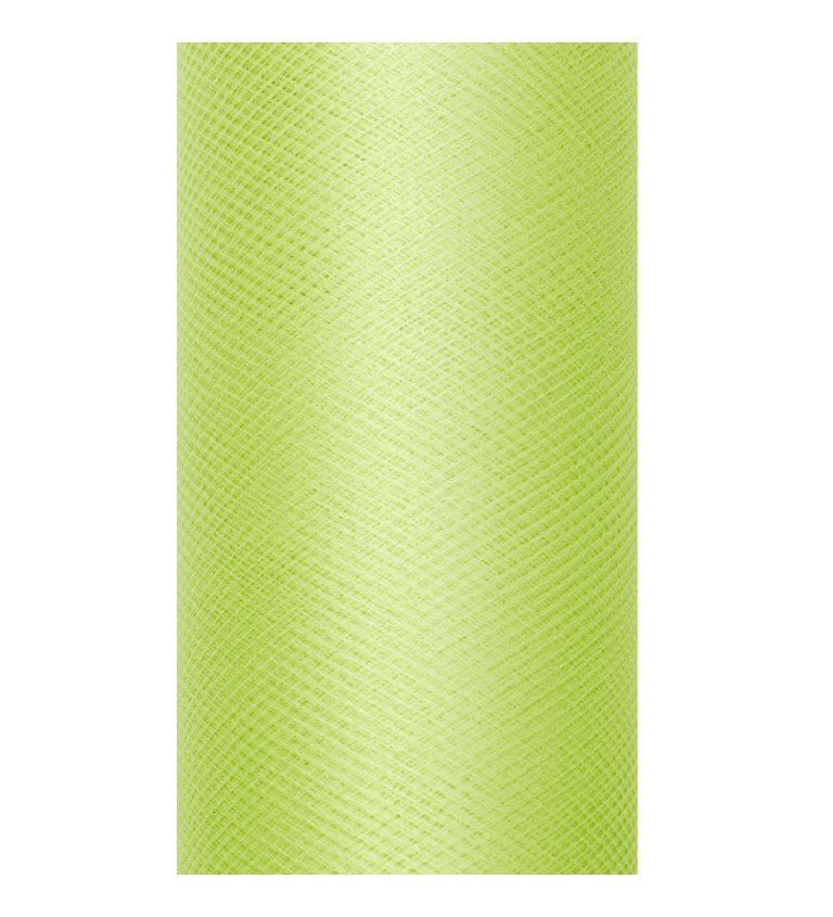 Světle zelený tyl - role (0,3 m)