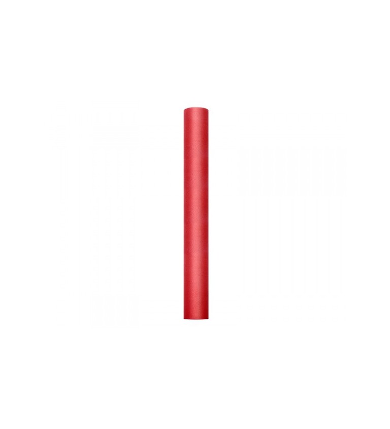 Červený tyl - role (0,5 m)