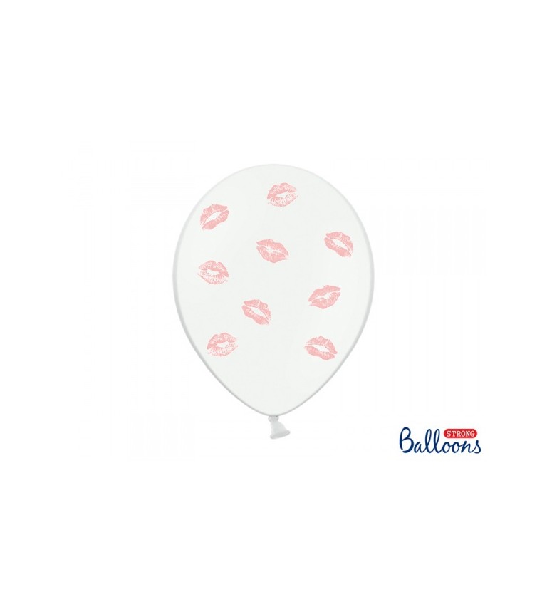 Balonky - pink lips 6 ks