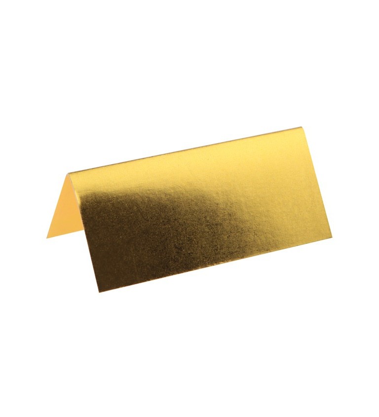 Metalické jmenovky - zlaté