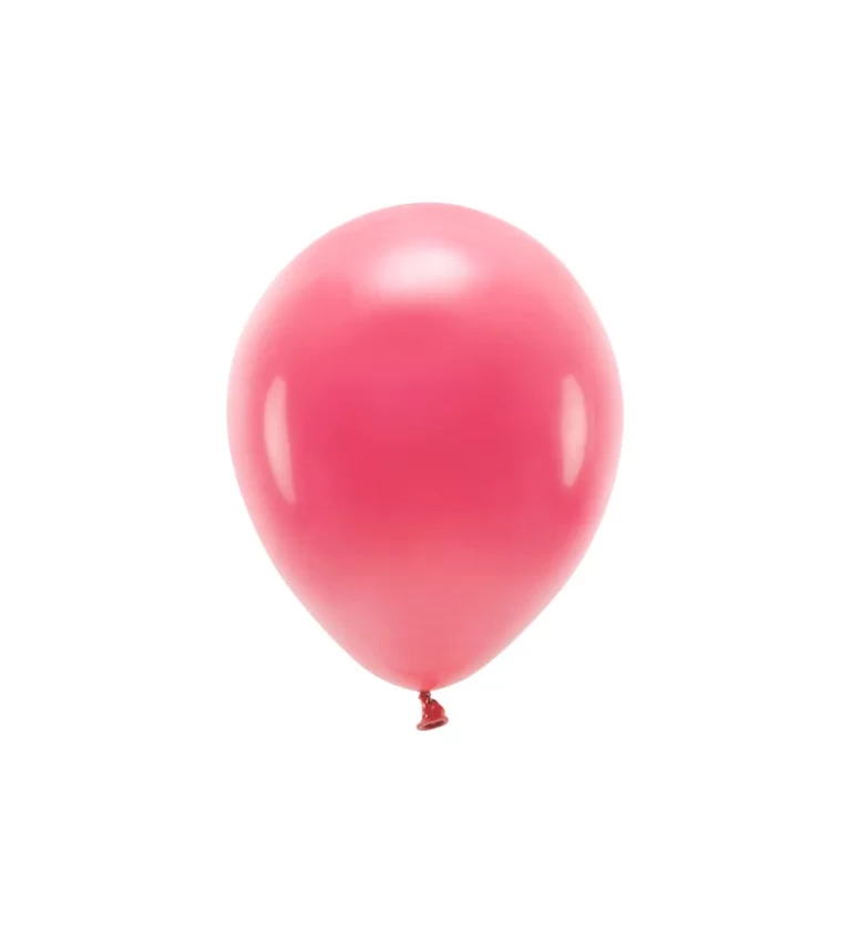 Eco balóny ve světle červené barvě