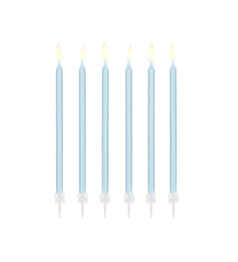 Modré dortové svíčky