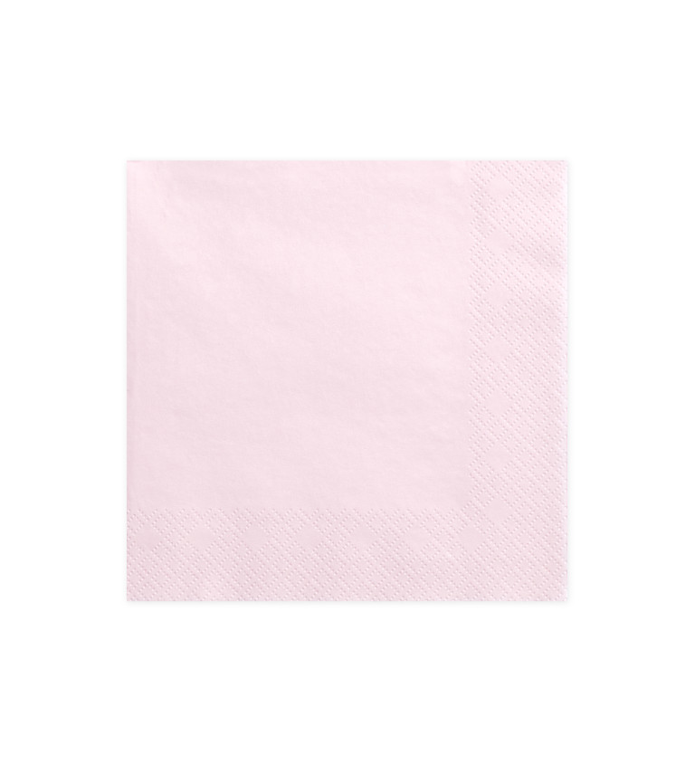 Ubrousky - růžová barva