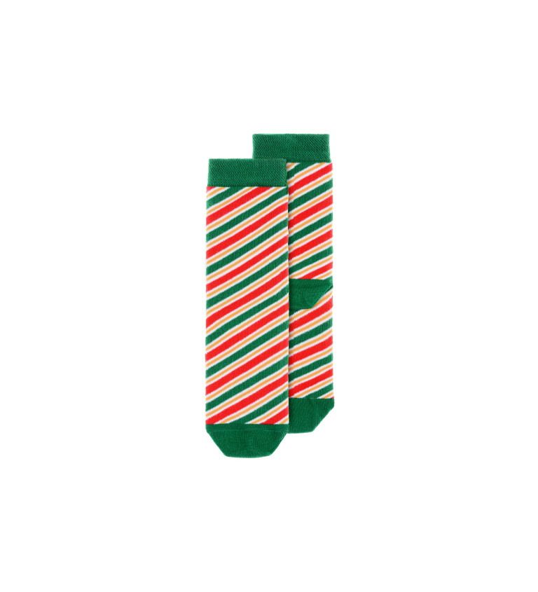Dětské vánoční ponožky - proužky