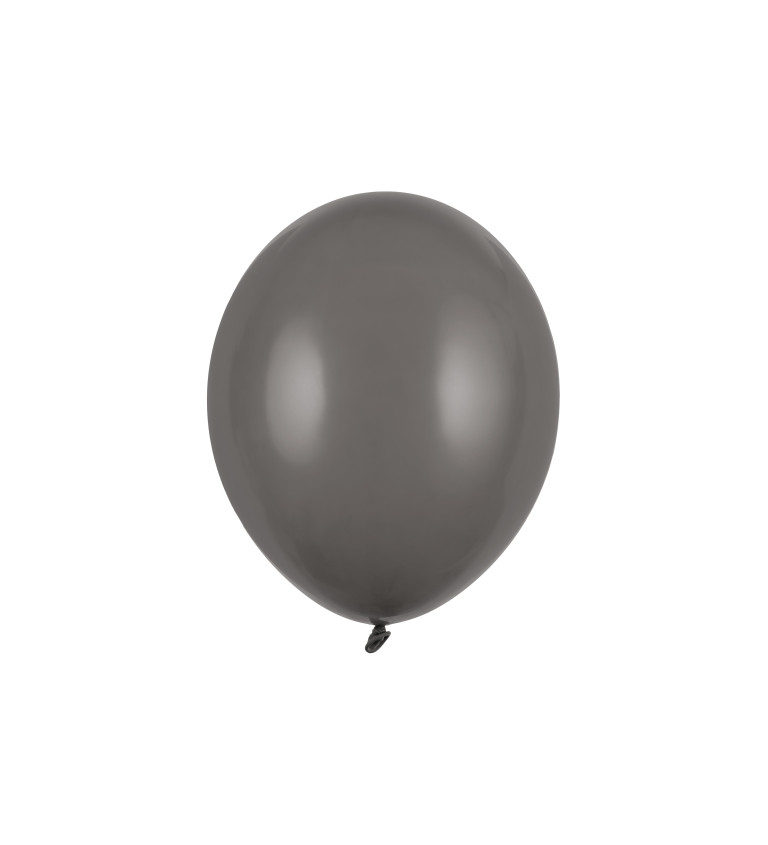 Latexové balónky - pastelově šedá - 10 kusů
