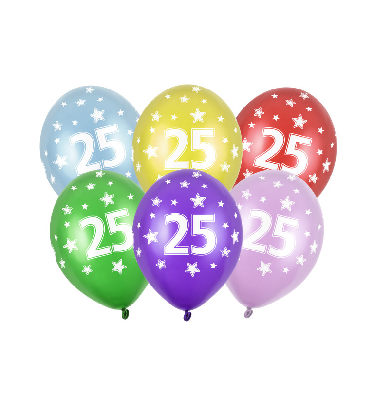 Balónek s číslem 25